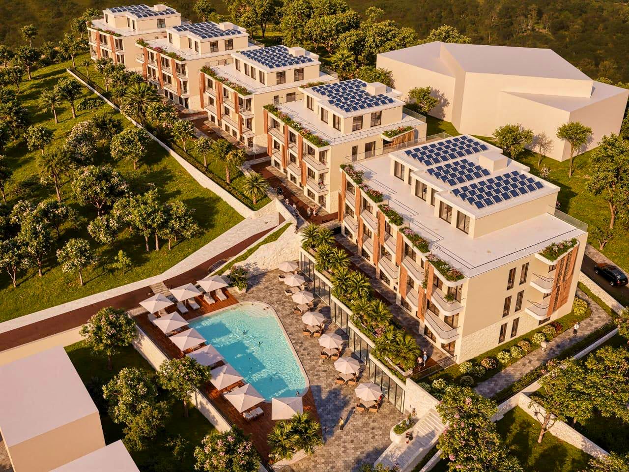 Golem Hills Residence – Aerial View